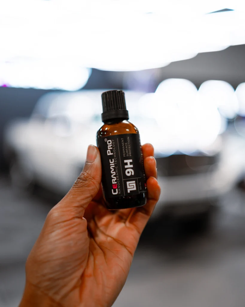 Hydrophobic protection keeps your car cleaner, longer—with less effort.